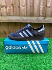 VINTAGE Adidas MONTREAL 76 80s casuals UK7.5 TRX COMP DUBLIN MADE WEST GERMANY