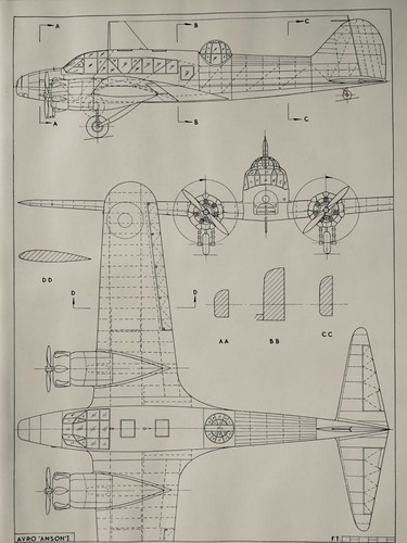 Ww2 aircraft avro - anson, i
