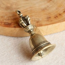 Brass Handle Loud Hand Bell Small Hand Bell for Weddings, School Classroom Game