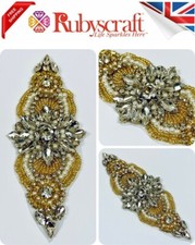 1pc Gold Crystal Rhinestone