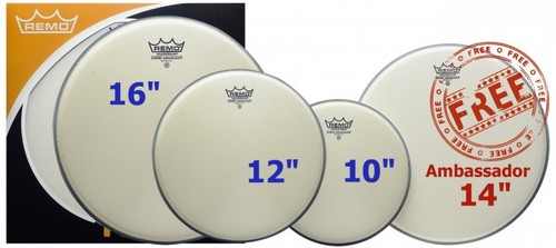 Remo ambassador coated rock - ambassador,