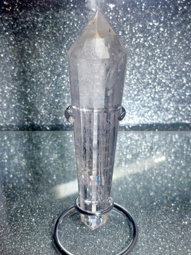 Clear quartz sided vogel - quartz, 12-sided