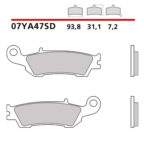 Brembo front brake pads kit - brembo,