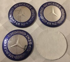 4x Sticker 56mm Mercedes Wheel