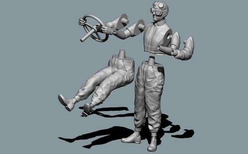 Figure tazio nuvolari - 1/18,