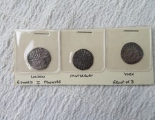 3 x EDWARD I, SILVER HAMMERED