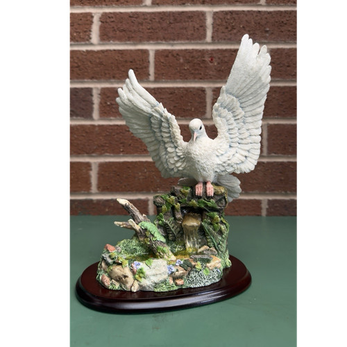 White dove pigeon ornament - dove/pigeon,