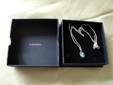 HALLMARKED 925 BLUE STONE