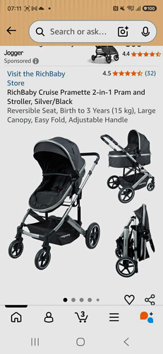 Richbaby cruise pramette - richbaby,