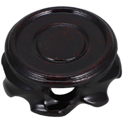 Wooden vase display - vase,