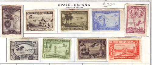 Spain 1930 spanish - 1930, american
