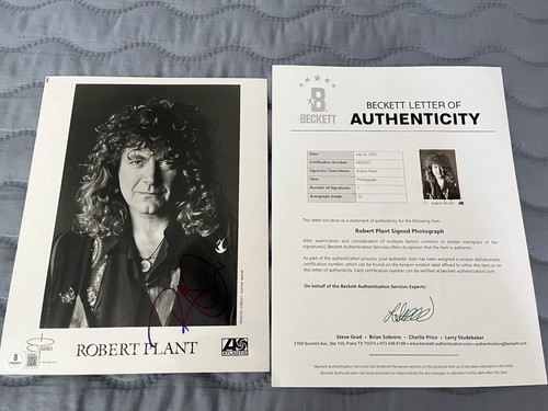 Robert plant signed - robert,