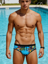 New Men's Sexy "Blue Tropics"