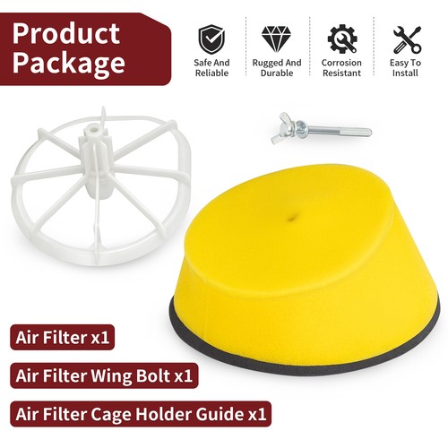 Air filter cage holder - cage, guide