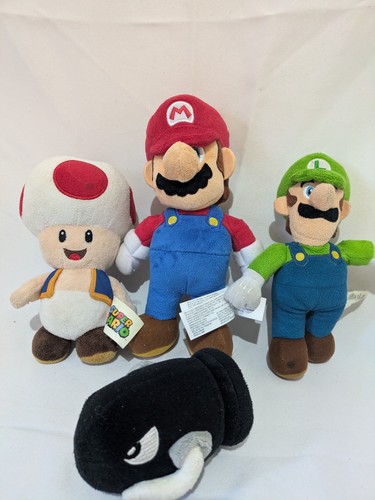 Super mario plush bundle - mario,