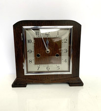 Vintage Art Deco Oak Mantel