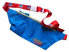SONIC BUM BAG Fanny Pack Official SEGA Sonic The Hedgehog Bag Gaming Money Bag