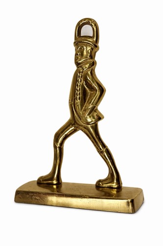 Vintage brass bellhop - vintage, doorman