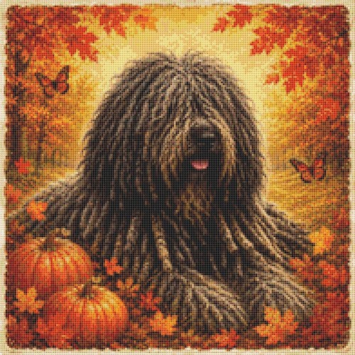 Hungarian puli puppy - puppy, dog