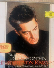 lps vinyl records: BEETHOVEN 9 Symphonies: Karajan: Berlin Philharmonic
