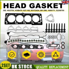 2Set HEAD GASKET SET+BOLTS FOR