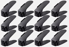 12x Shoe Slots Organizer Wardrobe Stacker Space Saver Rack Holder Adjustable UK
