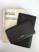 Casio 32KB Digital Diary SF-4300 Calculator Electronic Organizer With Manual