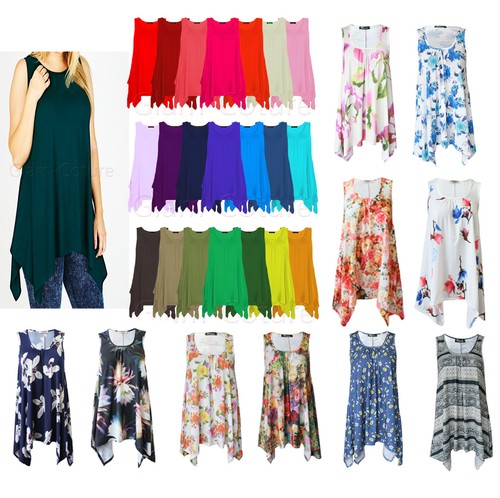 Women hanky hem - hem, top