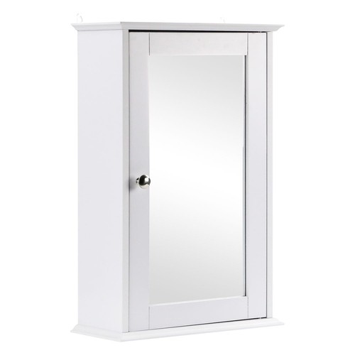 Single door mirrored bathroom - single,