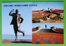 Postcard The Eric Morecambe Statue,Morecambe,Lancashire,Actor,Multiview.