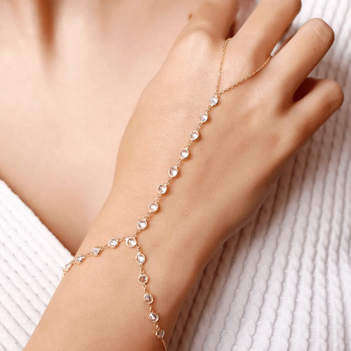 Finger ring handchain 925 - finger,