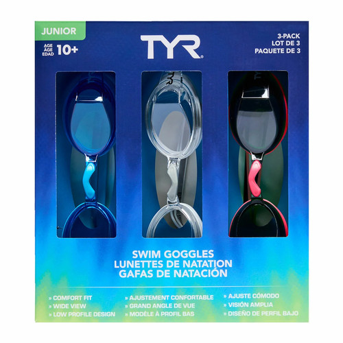 Tyr junior goggles pack - junior,