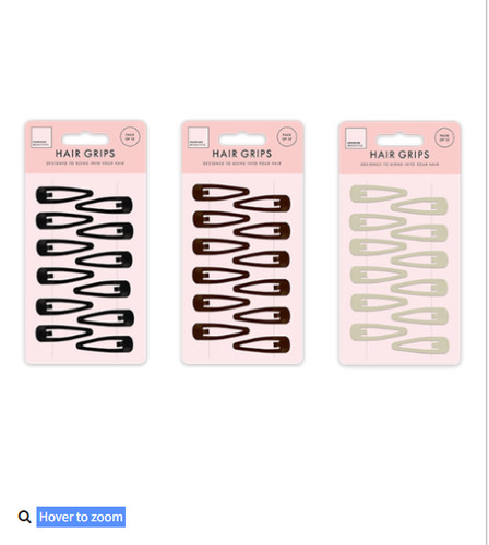 Large hair clips pack - clips, –