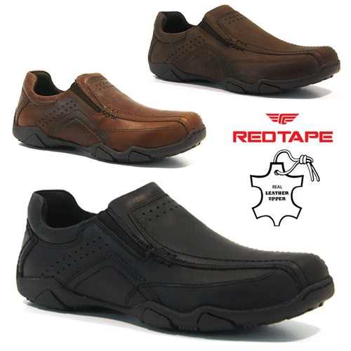 Mens red tape leather - red, shoes