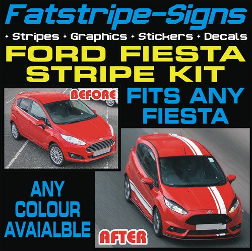 Fits ford fiesta - fiesta, stripes