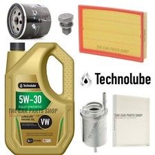 5L OIL & AIR OIL CABIN FUEL SERVICE KIT FOR VW POLO TWIST 1.4 PETROL MK4 (9N)