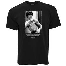 Bruce Lee, Jeet Kune Do, Kung Fu, Wing Chun Poster T-Shirt **LOOK NEW**