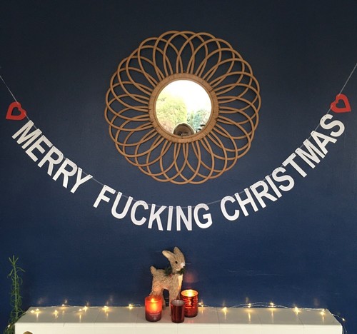 Merry fuckin christmas rude - fuckin,