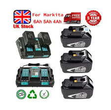 For Makita 6.0Ah BL1860B
