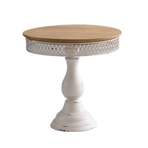 Display stand with wood top - stand,