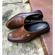 Genuine Crocodile Leather Men's Brown  Slip-On Shoes UK Size 9 Eur 44