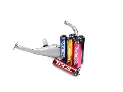 Exhaust voca chrome 70cc - exhaust, 50/70cc