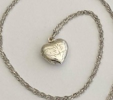 Vintage Sterling Silver Heart