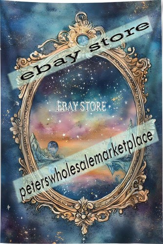 Star gate mirror tapestry - star,