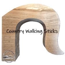 Solid English Walnut Crook Stick Handle Blank