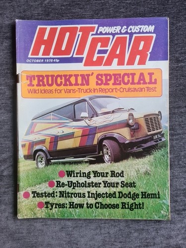 Hot car magazine - hot, 1978