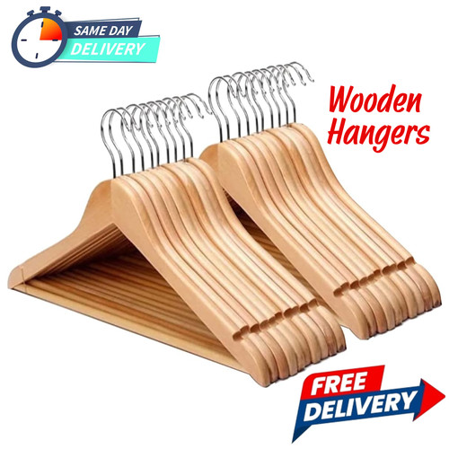 Wooden coat hangers suit - hangers,