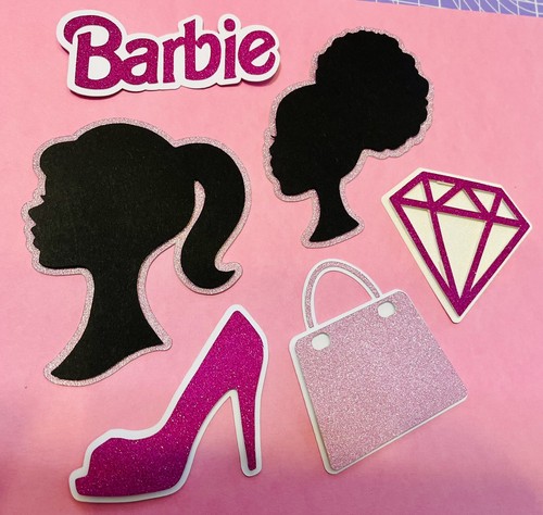 Piece barbie cake topper - barbie, set