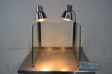 Carvery unit Portable Table top type 3 Sided Glass + 2 Hi/Lo Heat lamps 240v FWO