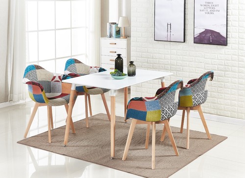 Patchwork halo dining - halo, table